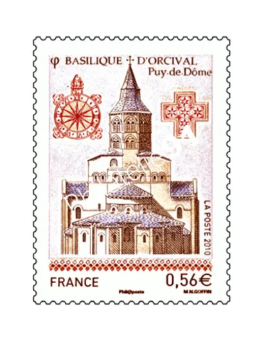 Timbre n° 4446 - Basilique d'Orcival
