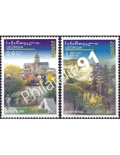 Géorgie, n° 436 à 437, Collection timbres Europa