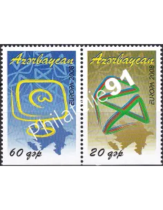 Azerbaïdjan, n° 611b à 612b, Paire de carnet, timbres Europa