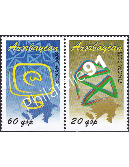 Azerbaïdjan, n° 611b à 612b, Paire de carnet, timbres Europa