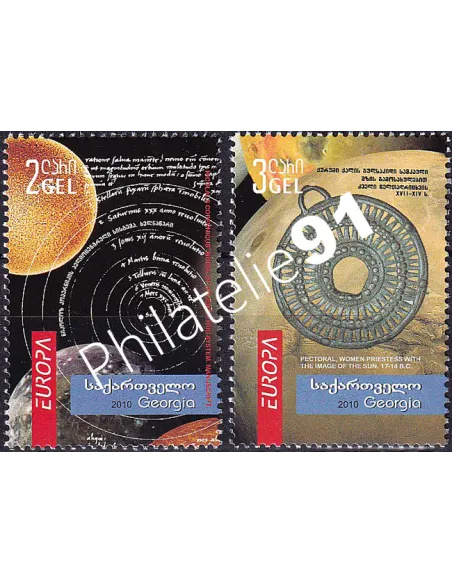 Géorgie, n° 463 à 464, Collection timbres Europa