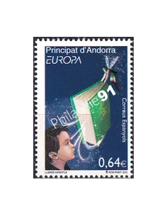 Andorre espagnol, n° 360, collection timbres Europe
