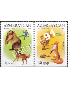 Azerbaïdjan, n° 679b à 679b, Paire de carnet, timbres Europa