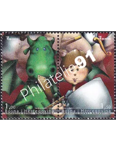 Bosnie-Herzégovine, n° 640 à 641, Paire, collection timbres Europa