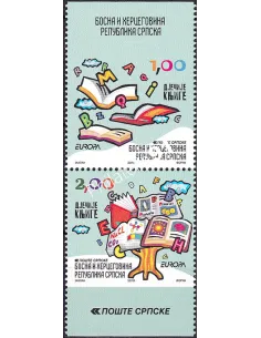 République Serbe de Bosnie, n° 460a à 461a, paire, timbres Europa