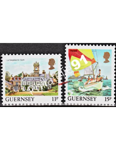 GUERNESEY - n°  395 à 396 ** - Série courante