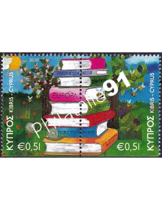 Chypre, n° 1194b à 1195b, paire de carnet, collection timbres Europa