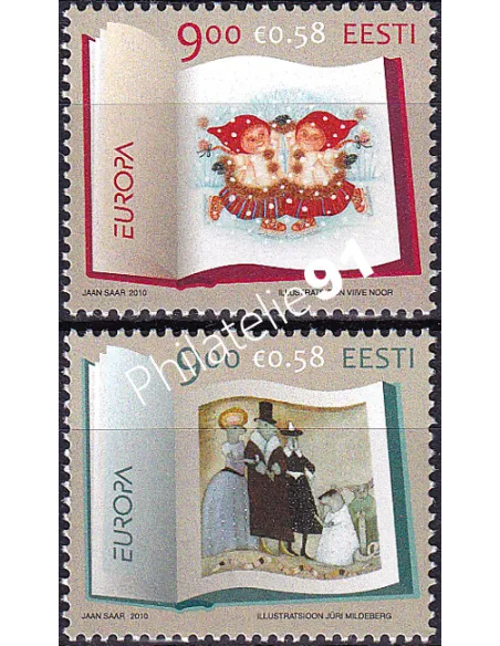 Estonie, n° 616 à 617, timbres Europa