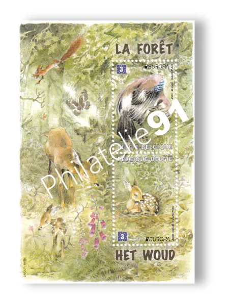 Belgique, BF n° 143, collection timbres Europa