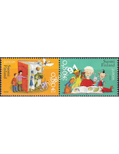 Finlande, n° 2008A, Paire, collection timbres Europa