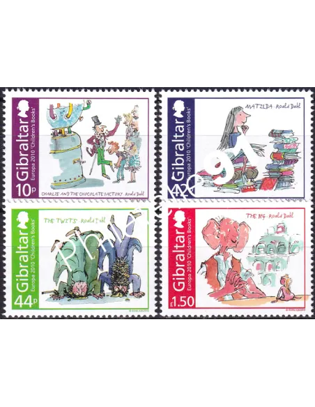 Gibraltar, n° 1374 à 1377, collection timbres Europa
