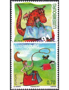 Luxembourg, n° 1811 à 1812, collection timbres Europa