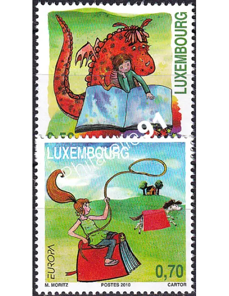 Luxembourg, n° 1811 à 1812, collection timbres Europa