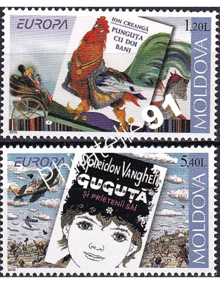 Moldavie, n° 615 à 616, timbres Europa
