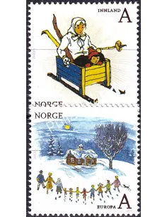 Norvège, n° 1679 à 1680, timbres Europa
