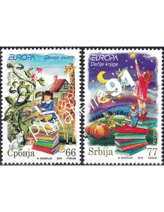 Serbie, n° 348 à 349, collection timbres Europa