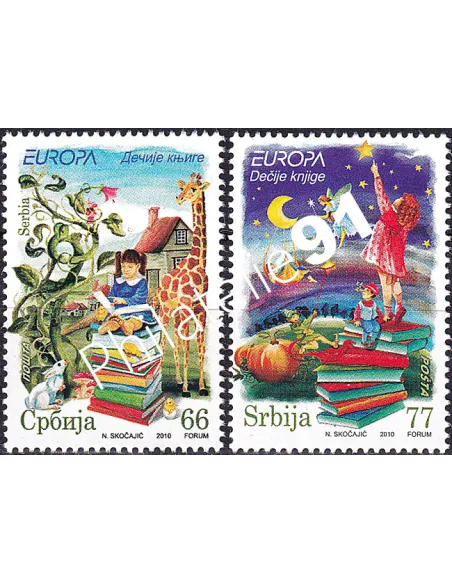 Serbie, n° 348 à 349, collection timbres Europa