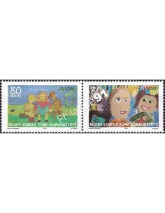 Chypre Turc, n° 662 à 663, paire, collection timbres Europa