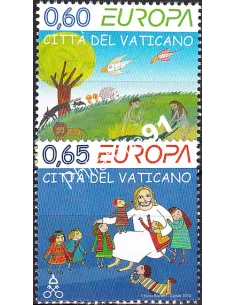Vatican, n° 1519 à 1520, collection timbres Europa