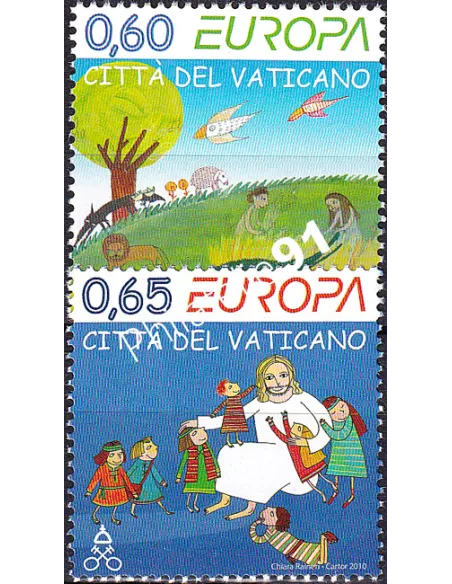 Vatican, n° 1519 à 1520, collection timbres Europa