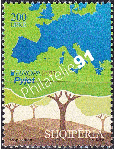 Albanie, n° 3051, collection timbres Europa