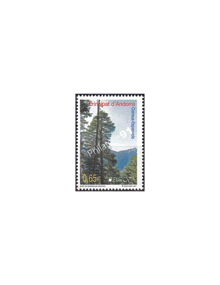Andorre espagnol, n° 369, collection timbres Europe