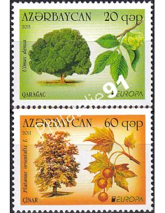 Azerbaïdjan, n° 721 à 722, timbres Europa