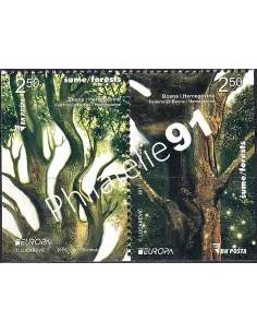 Bosnie-Herzégovine, n° 646a à 647a, Paire de carnet, timbres Europa