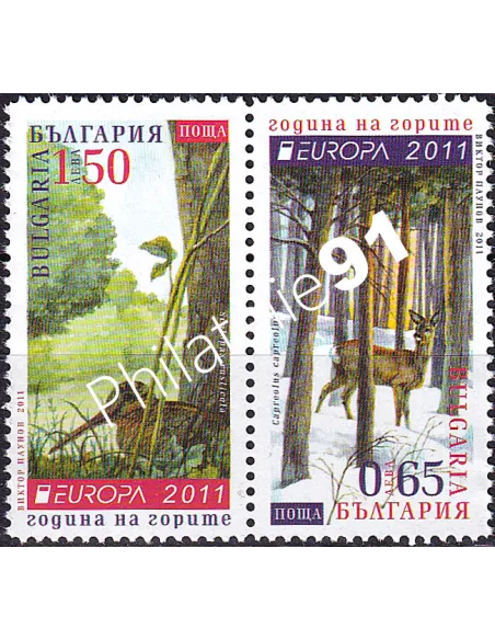 Bulgarie n° 4275a à 4276a, Paire de carnet, collection timbre Europa