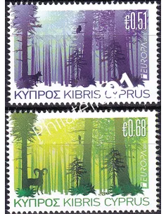 Chypre, n° 1219 à 1220, collection timbres Europa