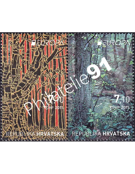 Croatie, n° 927 à 928, paire, collection timbres Europa