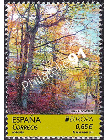Espagne, n° 4301, collection timbres Europa