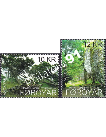 Iles Féroé, n° 718 à 719, collection timbres Europa
