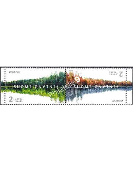 Finlande, n° 2073A, Paire, collection timbres Europa