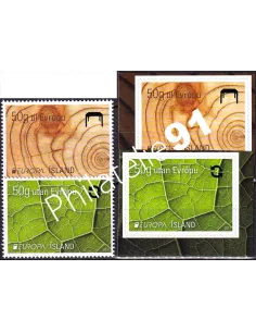 Islande n° 1231 à 1234, gommés + adhésifs, timbres d'Europa