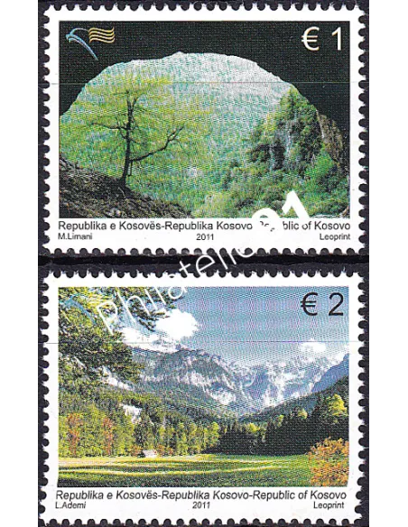 Kosovo n° 81 à 82, collection timbres Europa