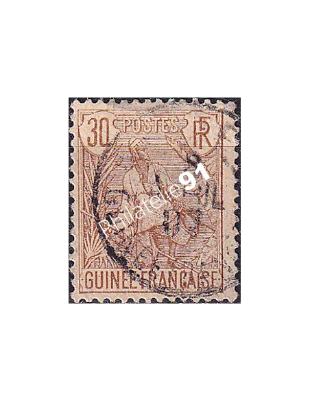 GUINEE, n° 26 oblitéré, collection timbres Colonies françaises