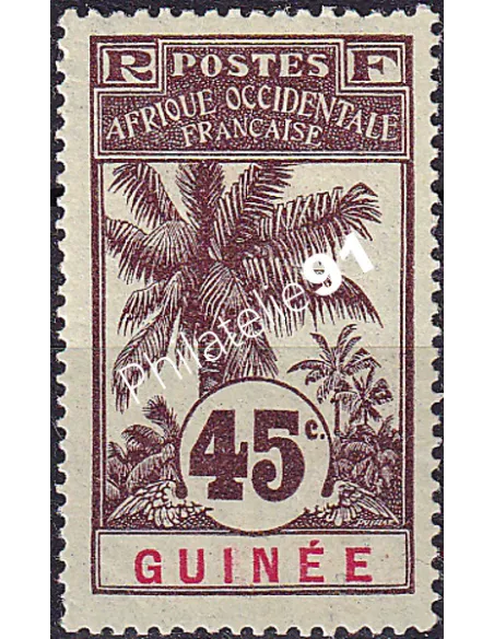 GUINEE, n° 42 charnière, collection timbres Colonies françaises