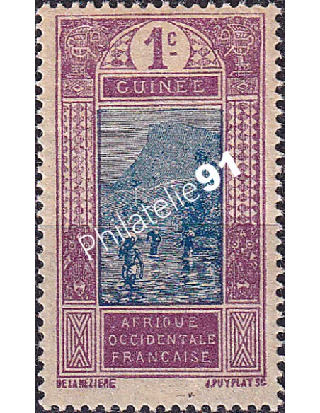 Timbre de GUINEE n° 63, collection timbres Colonies françaises