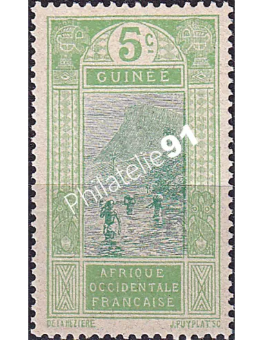 GUINEE, n° 66 charnière, collection timbres Colonies françaises