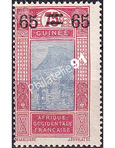 GUINEE, n° 82 charnière, collection timbres Colonies françaises