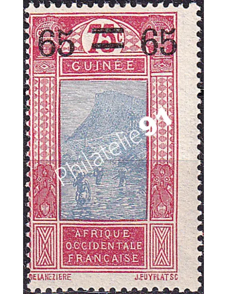 GUINEE, n° 82 charnière, collection timbres Colonies françaises