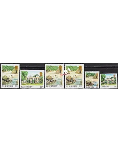 GUERNESEY - n°  417 à 418 **  + 417 a-b + 418 A-B - Vues de l'île