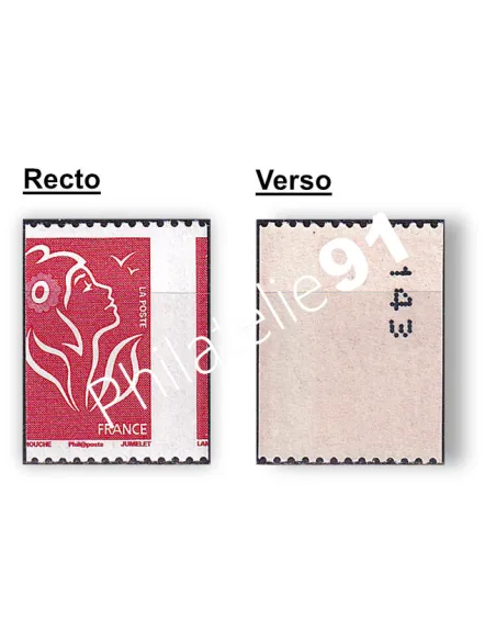 Variété sur timbre n° 3744Aa, collection timbres France