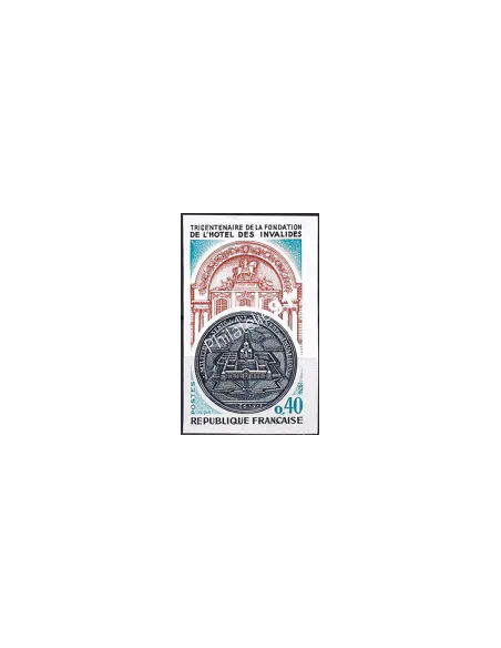 n° 1801a non dentelé, Collection timbres France