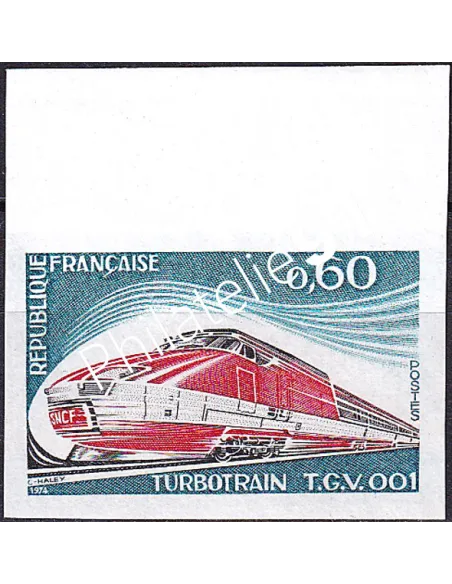 n° 1802a non dentelé, Collection timbres France
