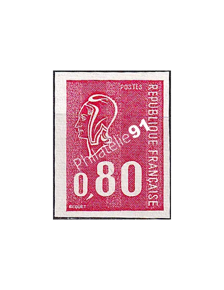n° 1816e non dentelé neuf, collection timbres France
