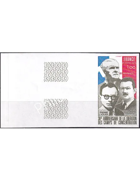 n° 1853a non dentelé, Collection timbres France