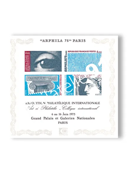 Bloc-Feuillet n° 7a non dentelé, collection timbres France