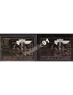 Guinée, Timbres PA dentelé + non dentelé, Collection timbres colonies